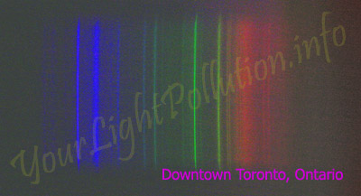 Downtown Toronto Up-light Spectrum 2017